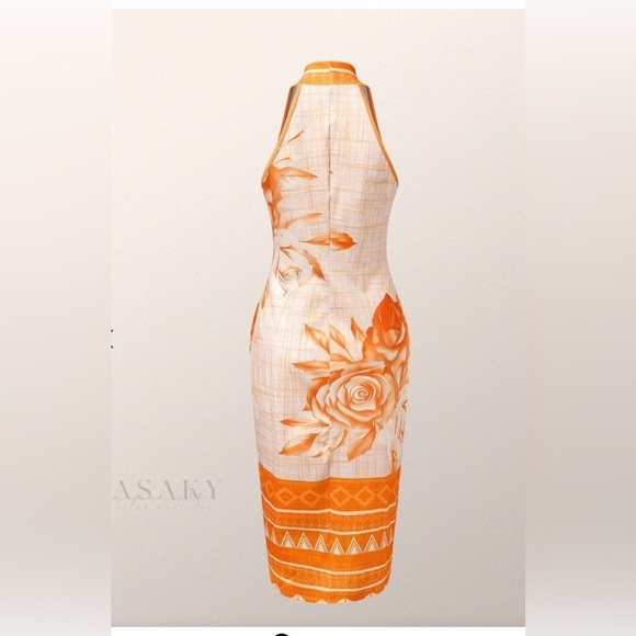 STYLEWE Orange Cream Strapless Bodycon Dress - Picture 2 of 3